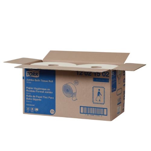 Tork 12021502 Jumbo Bath Tissue | Case of 6 | 2 Ply