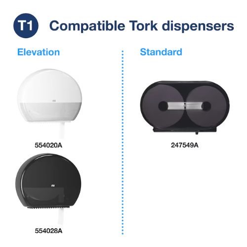 Tork 12021502 Jumbo Bath Tissue | Case of 6 | 2 Ply
