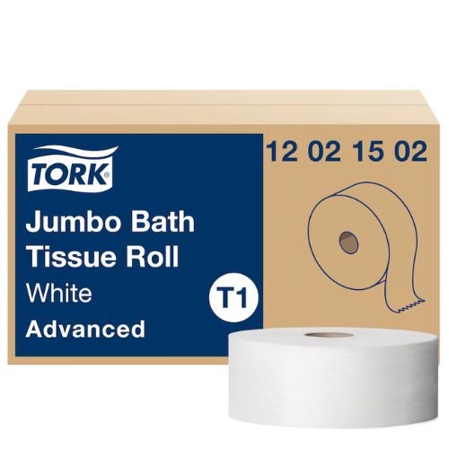 Tork 12021502 Jumbo Bath Tissue | Case of 6 | 2 Ply
