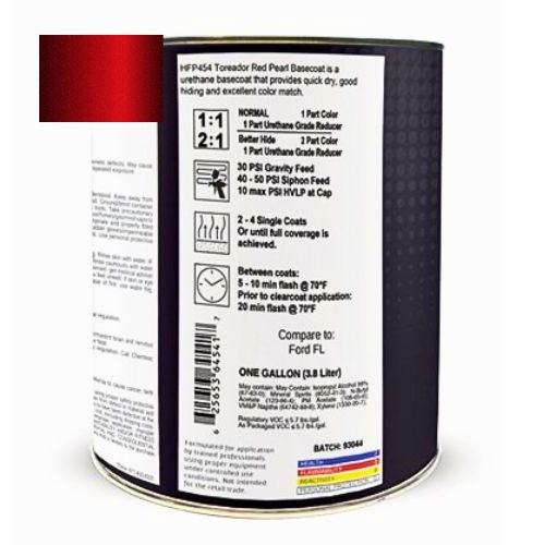 Torredor Red Pearl Ford FL Basecoat Paint, Quart, High Teck HFP454 - HFP454 - 4 - Eagle National Supply