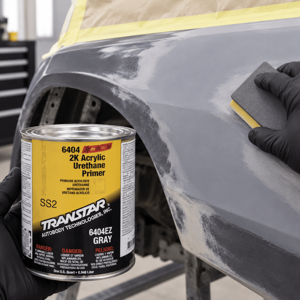 TRANSTAR® 6404 2K EZ Sand Acrylic Urethane Primer, 1 Qt Can