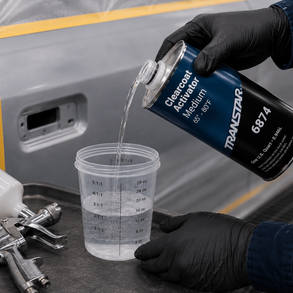 TRANSTAR 6874 Medium Activator for 6800 Clearcoats, 1 Qt