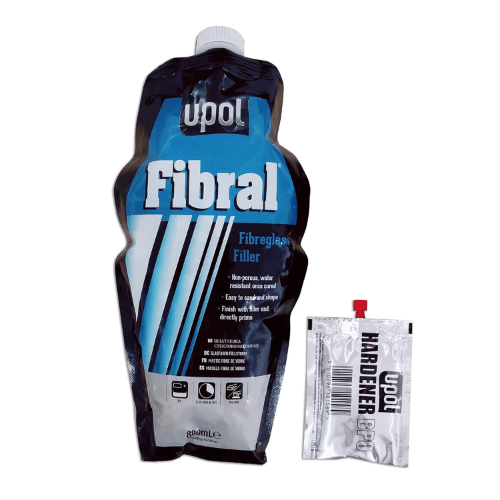 U - POL® FIBRAL UP0754 Yellow Fiberglass Filler, 1 L Can - 0754 - Eagle National Supply