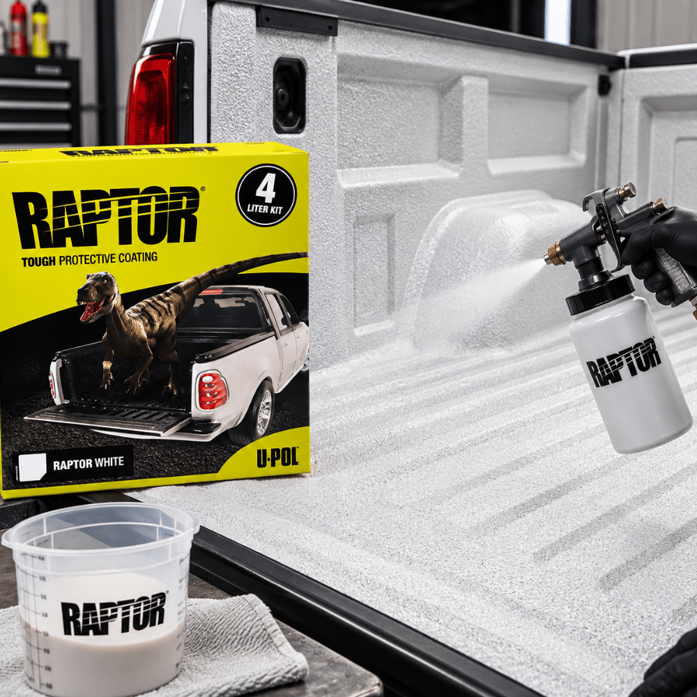 U-POL® RAPTOR® UP4807 National Rule Raptor Kit, 1 gal, White