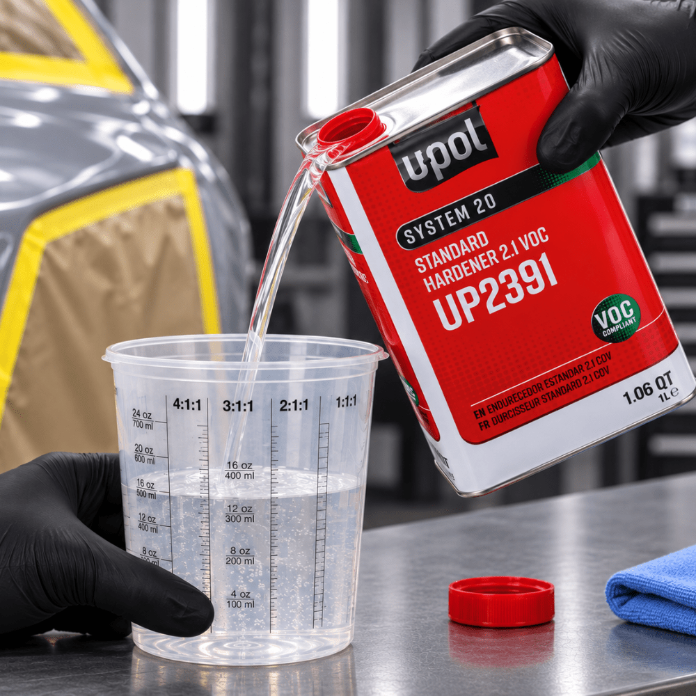 U-POL SYSTEM 20 UP2381 Fast Hardener, 1 L