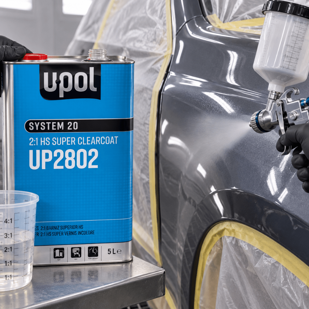 U-POL UP2802 2:1 National Rule HS Super Gloss Clearcoat, 5 L
