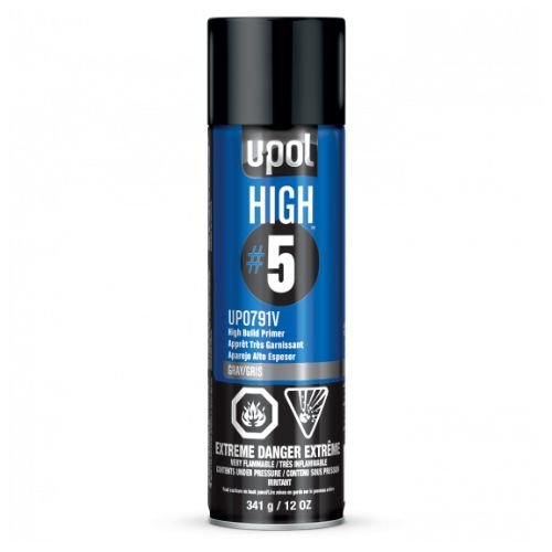 Upol 0791V Gray High-Build Primer Surfacer, 12 oz Aerosol