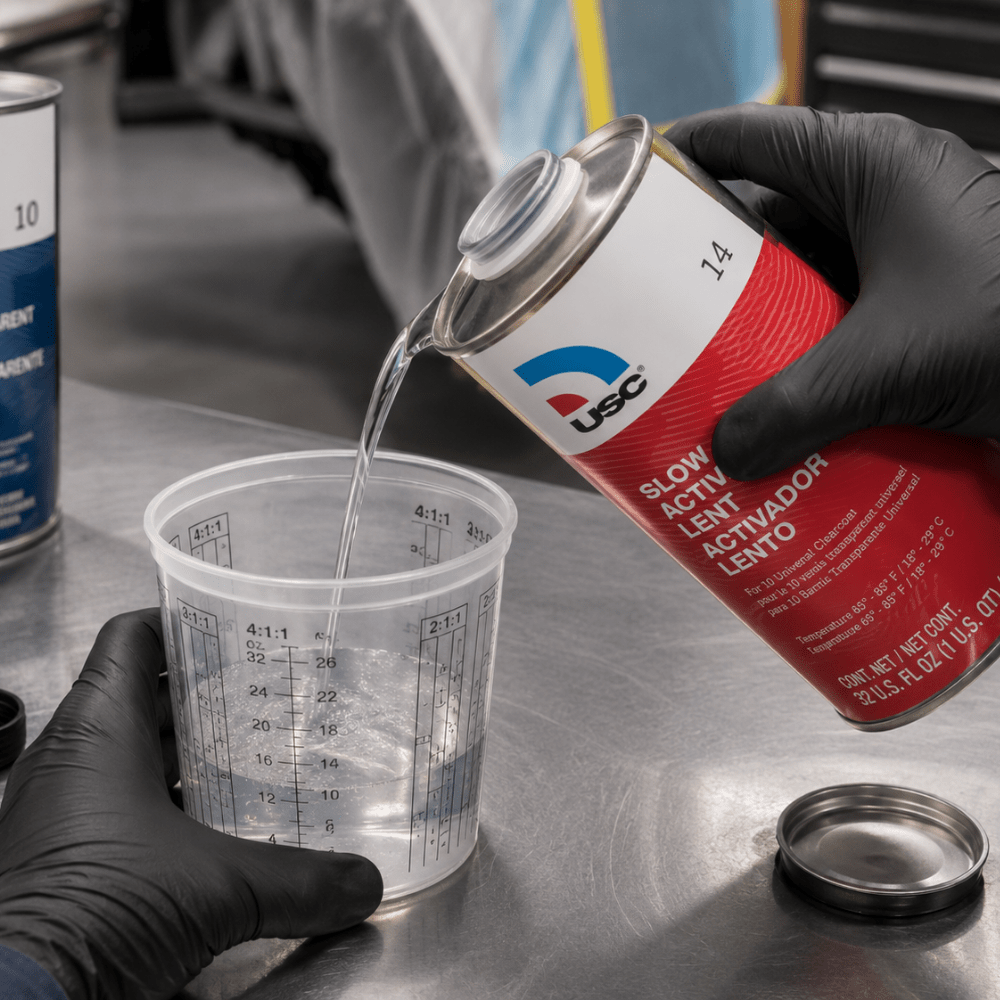 USC® 14 Slow Activator for Use With 10 Universal Clearcoat, Qt