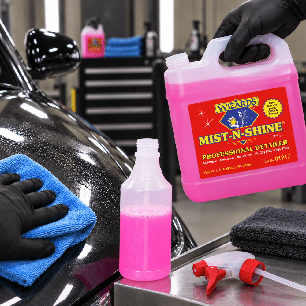 WIZARDS® MIST-N-SHINE® 01217 Professional Detailer, 1 gallon
