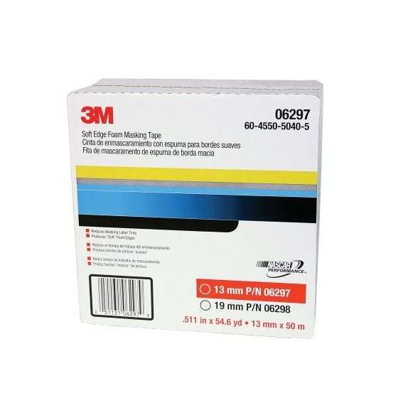 3M™ 06297 1/2" Soft Edge Masking Tape, 50 m L ---Eagle National Supply