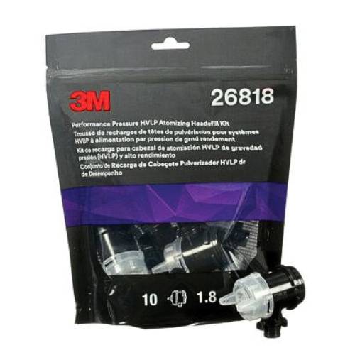 3M 26818 1.8 mm Clear Atomizing Head Refill Kit, 10 pk -26818---Eagle National Supply