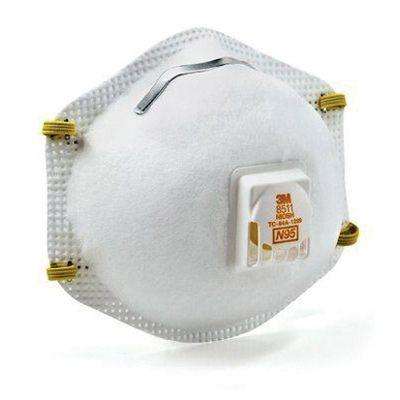 3M™ 54343 Molded Cup Particulate Respirator, Standard, N95 Filter Class, NIOSH Approved, Box of 10-Eagle National Supply