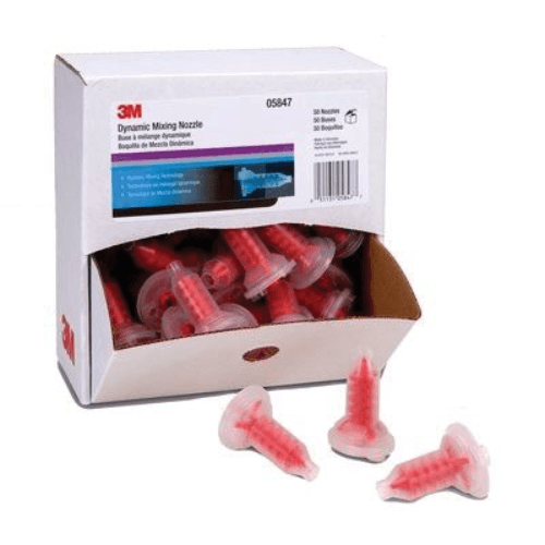 3M 5847 Red Mixing Nozzle for DMS, 50 per Box -5847---Eagle National Supply