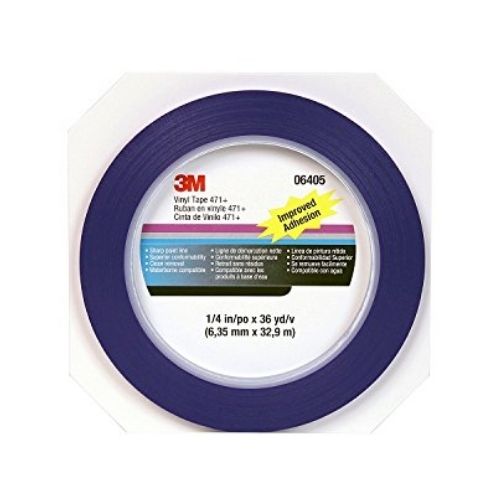 3M Scotch® 1/4 in Fine Line Purple Masking Tape #06405, 36 yd Roll
