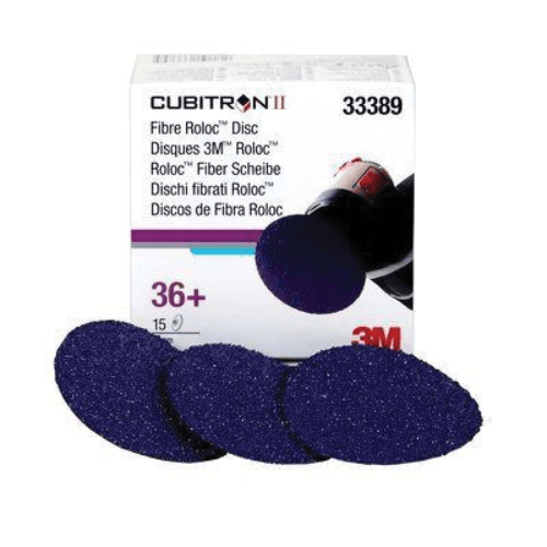 3M Cubitron II 3" 36 Grit Quick-Change Grinding Disc #33389, Box of 15 -33389---Eagle National Supply