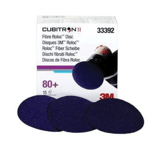 3M Cubitron II 3" 80 Grit Quick-Change Grinding Disc #33392, Box of 15 -33392---Eagle National Supply