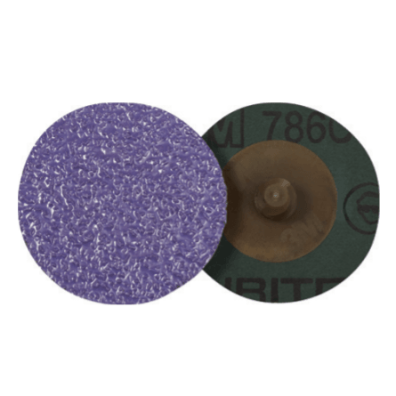 3M Cubitron™ II 3" Purple Quick-Change Grinding Disc, Box of 15 -36+ Grit--Eagle National Supply