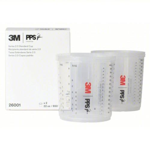 3M PPS 2.0 26001 22 oz Standard Hard Cup, 2 pk -26001---Eagle National Supply
