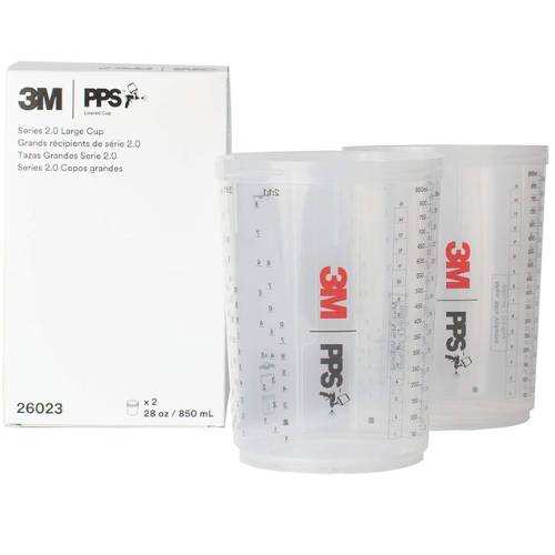 3M PPS 2.0 26023 28 oz Large Hard Cup, 2 pk -26023---Eagle National Supply