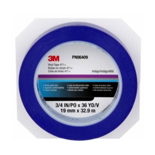 3M Scotch 3/4 in Fine Line Purple Masking Tape #06409, 36 yd Roll -6409---Eagle National Supply