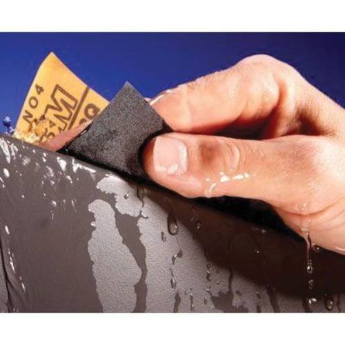 3M Wetordry™ 2000 Grit Black Silicon Carbide Abrasive Sheet #2044, 50 pc -2044---Eagle National Supply