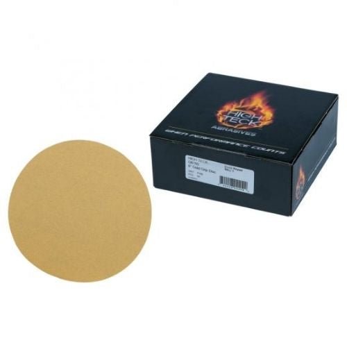 6 Inch 150 Grit Gold Grip Sanding Disc, 50 pk, High Teck -G6150---Eagle National Supply