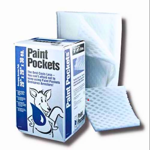 AFC PK2020 Paint Pocket Booth Filter, 20x20x1.5 in, Case of 30 -PK2020---Eagle National Supply