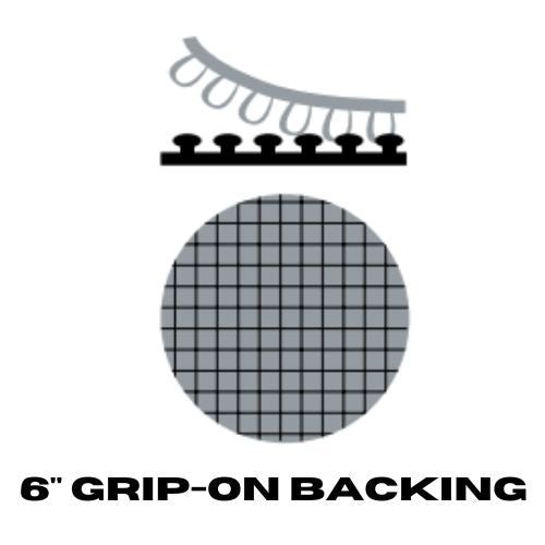 Carborundum Red 6 in 80 Grit Grip-on Sanding Disc, Box of 100 -20289---Eagle National Supply