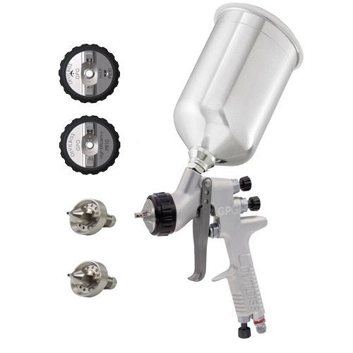 DevilBiss® GPG 905027 Gravity Feed Spray Gun with Aluminum Cup, 1.8, 2.0 mm Nozzle ---Eagle National Supply