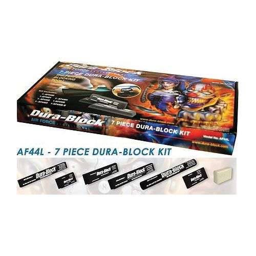 Dura-Block® AF44L Sanding Block Kit, PSA Attachment, EVA Rubber, 7 PC ---Eagle National Supply