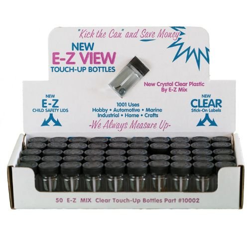 E-Z Mix 10002 Plastic Paint Touch-Up Bottles, 50 pcs -10002---Eagle National Supply
