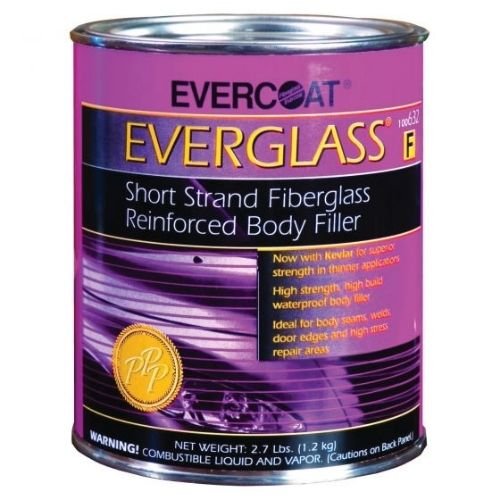 EVERCOAT® EVERGLASS® 100632 Short Strand Fiberglass Reinforced Body Filler, 1 Qt Can, Blue/Green -632---Eagle National Supply