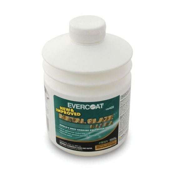 EVERCOAT® METAL GLAZE® Ultra 100425 Sanding Polyester Putty, 880 mL Pumptainer, Green ---Eagle National Supply