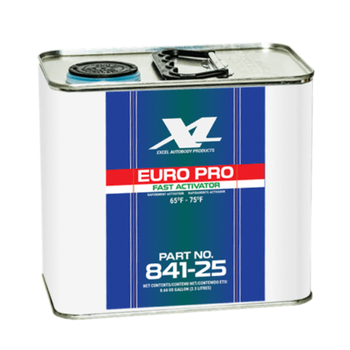 Excel 841 Fast Activator for 840 Euro Pro Clearcoat, 2.5 Liter -841-25---Eagle National Supply