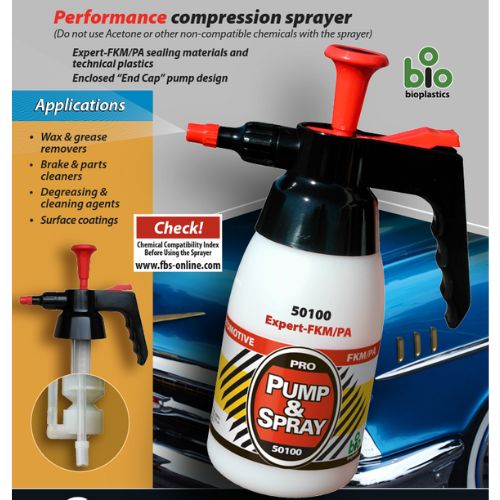 FBS 50100 Polypropylene Pump Sprayer, 1 Liter Capacity -50100---Eagle National Supply