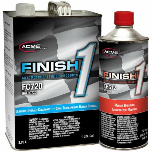 Fc720 Reducer Finish 1™ Acme FC720 4:1 Ultimate Clearcoat + FH612 Hardener Kit