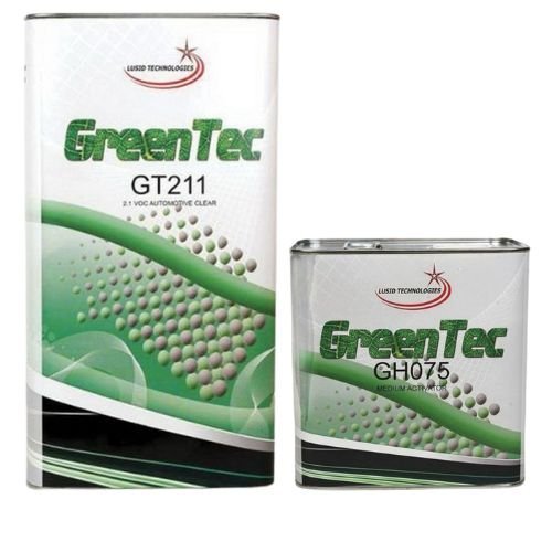 GreenTec GT211 2:1 Low VOC Clearcoat + Med Hardener Kit, 5 L -GT2115L+GH07525L---Eagle National Supply