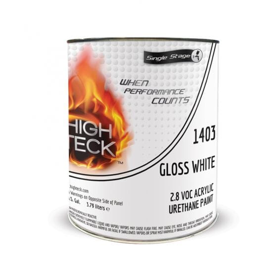 High Teck 1403 Gloss White Single Stage Paint, 1 Gallon -1403-1---Eagle National Supply