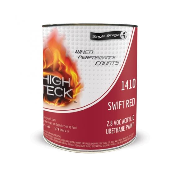 High Teck 1410 Swift Red Single Stage Paint, 1 Gallon -1410-1---Eagle National Supply