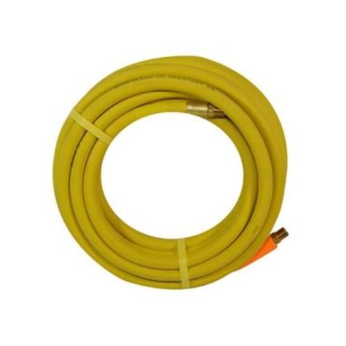HIGH TECK 3/8" Air Hose with Male NPT Fittings, 25ft or 50ft lengths -25FT-25FT--Eagle National Supply