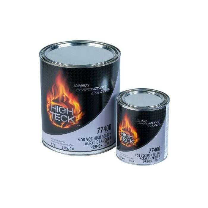 High Teck High Solids Acrylic Lacquer Primer Surfacer Gray, Quart ---Eagle National Supply