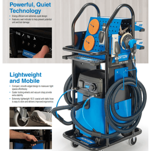 Norton® 12400 Dust Extraction Vacuum System for Oribital Sanders -12400---Eagle National Supply