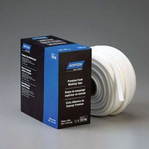 Norton® 70746 Premium 3/4" Foam Masking Tape, 20 mm x 50 m ---Eagle National Supply
