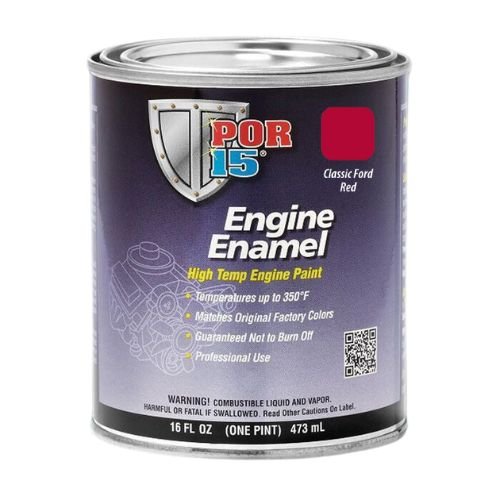 POR-15 42098 Pint Classis Ford Red High Temp Engine Enamel -42098---Eagle National Supply