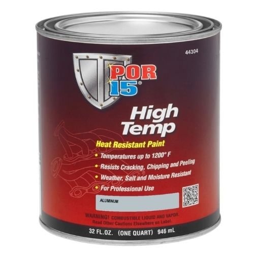 POR-15® 44304 Aluminum High Temperature Paint, Quart -44304---Eagle National Supply