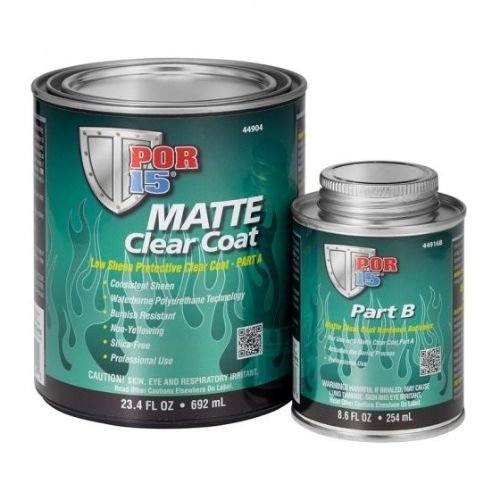 POR-15® 44904 2-Component Protective Clearcoat Matte Finish, 1 Qt -44904---Eagle National Supply