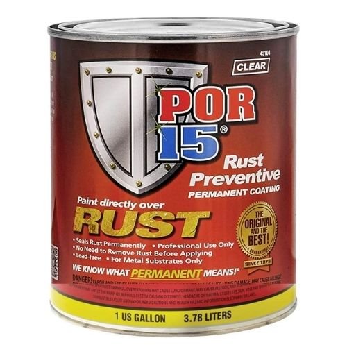 POR-15® 45101 Clear Rust Preventive Coating, 1 Gallon -45101---Eagle National Supply