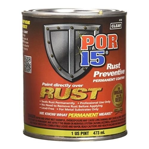 POR-15® 45108 Clear Rust Preventive Coating, 1 Pt -45108---Eagle National Supply