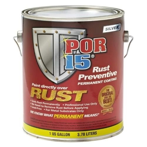 POR-15® 45301 Silver Rust Preventive Coating, 1 Gallon -45301---Eagle National Supply