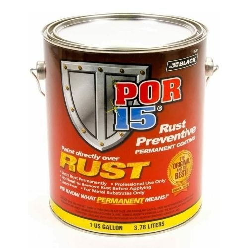 POR-15® 45401 Semi Gloss Black Rust Preventive Coating, Gallon -45401----Eagle National Supply